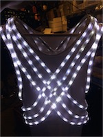 View of the shirt, lit at approximately 30% brightness